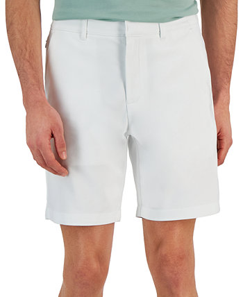 Men's Flat Front Four-Pocket 8" Tech Shorts, Created for Macy's Alfani