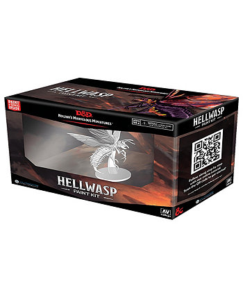 Dungeons and Dragons Чудесные миниатюры Nolzur's Hellwasp Paint Kit All in One Set, 12 шт. WizKids Games