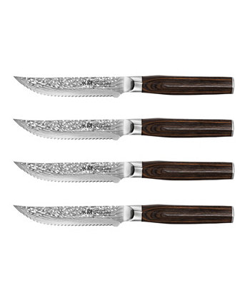 Набор ножей для стейка Emperor 5 дюймов Damashiro, 4 предмета Cuisine::pro®