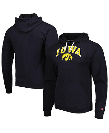 Мужской черный флисовый пуловер с капюшоном Iowa Hawkeyes Arch Essential League Collegiate Wear