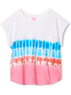 Свободная футболка Rainbow Tie-Dye (для малышей/маленьких детей/больших детей) Hatley