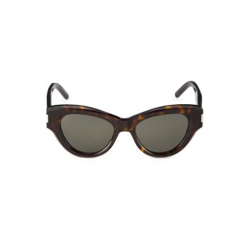 Солнцезащитные очки «кошачий глаз» 51 мм Saint Laurent