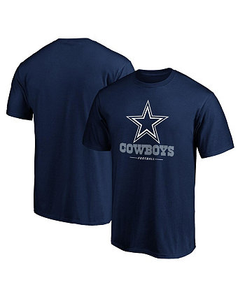 Мужская темно-синяя футболка Dallas Cowboys Team Lockup Fanatics