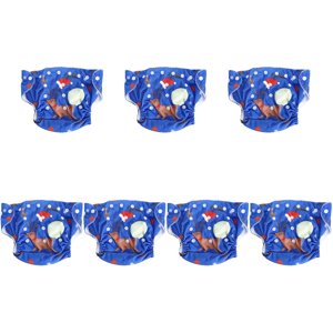 Gregiular 7 pcs Waterproof Nappy Pants Adjustable Baby Diaper Pants Potty Training Pants Gregiular