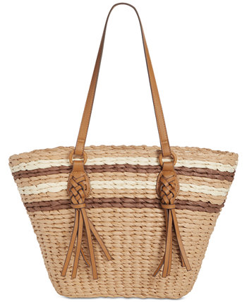 Соломенная сумка-тоут, созданная для Macy's Style & Co