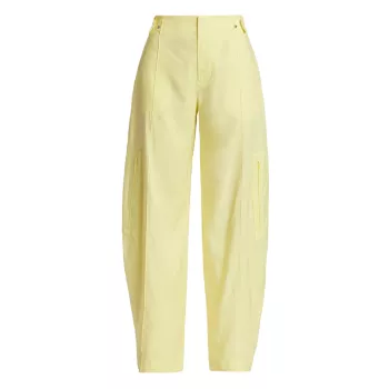 High-Waisted Utility Trousers Vince