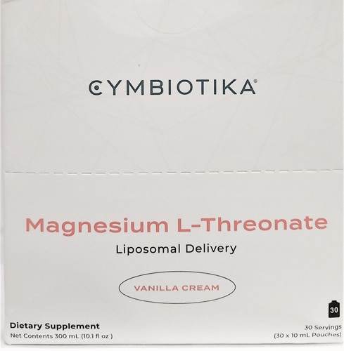 Cymbiotika Liposomal Magnesium L-Threonate Vanilla Creme — 1300 мг — 30 порций Cymbiotika