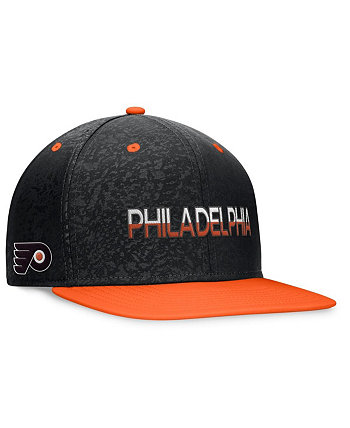 Мужская черно-оранжевая кепка Snapback из джерси Philadelphia Flyers Authentic Pro Alternate Fanatics