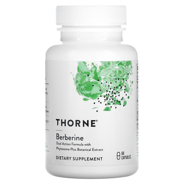 Берберин, 1000 мг, 60 капсул (500 мг на капсулу) Thorne