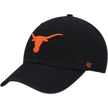 Мужская черная регулируемая шляпа Texas Longhorns '47 Vintage Clean Up Unbranded