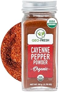 Geo-Fresh Organic Black Pepper Powder, 8.82 oz (250g) | Black Peppercorn Powder | Spices & Seasoning | Non-GMO, Kosher, 100% Organic, Gluten Free, USDA Certified Geo-Fresh