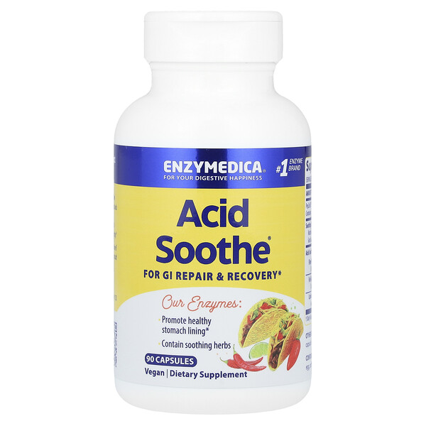 Acid Soothe - 90 капсул - Enzymedica Enzymedica