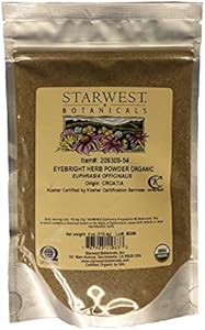 Eyebright Herb Powder (Порошок) Og - 4 Oz,(Starwest Botanicals) Starwest Botanicals