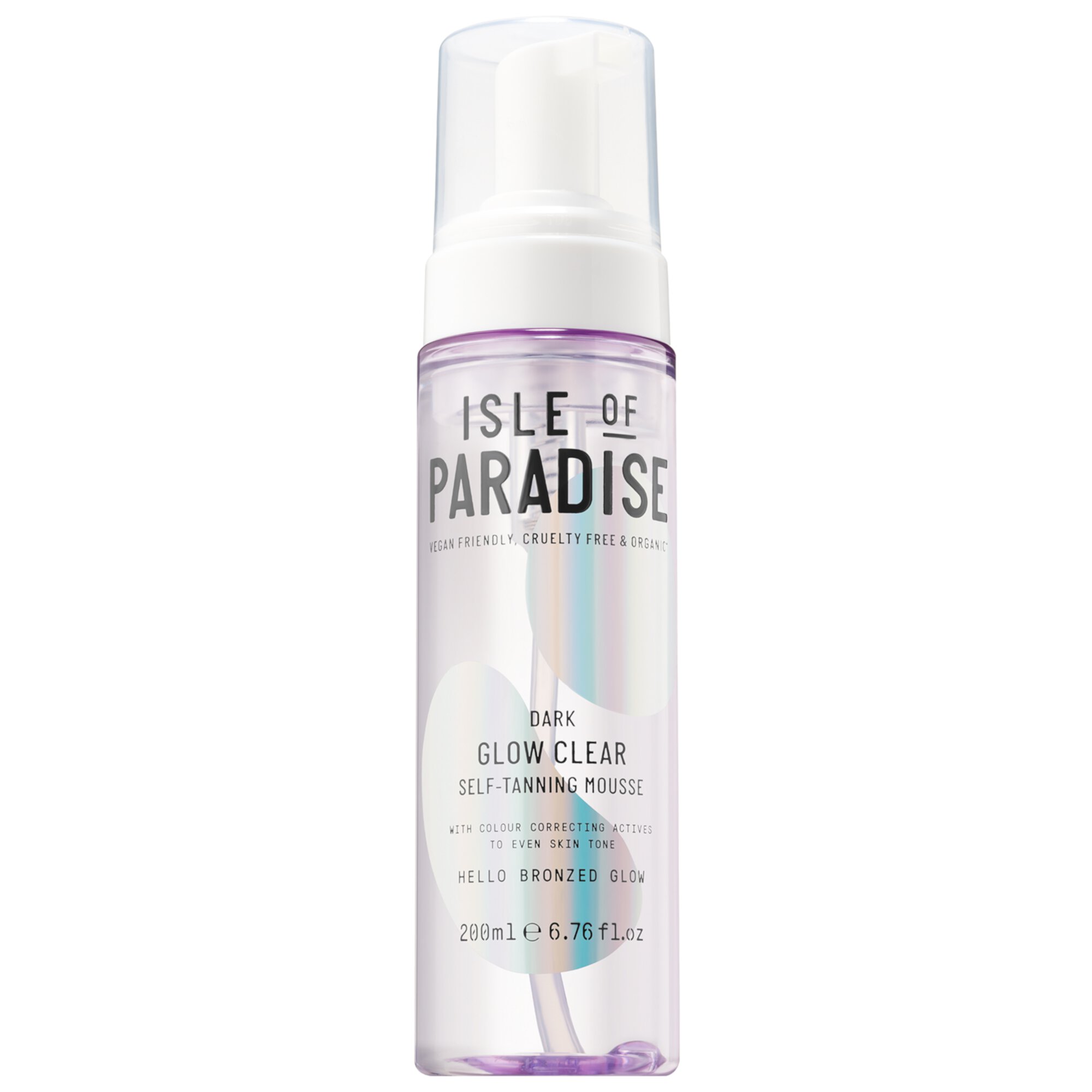 Glow Clear, Color Correcting Self-Tanning Mousse Isle of Paradise