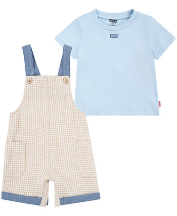 Комплект шорт в клетку и футболки для маленьких мальчиков Levi's®