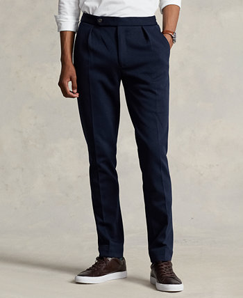 Мужские костюмные брюки двойной вязки со складками Polo Ralph Lauren