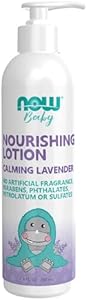 NOW Foods Baby, Soothing Baby Oil, Calming Lavender, No Artificial Fragrance, Parabens, Phthalates, or Petrolatum, 4-Ounce NOW Foods