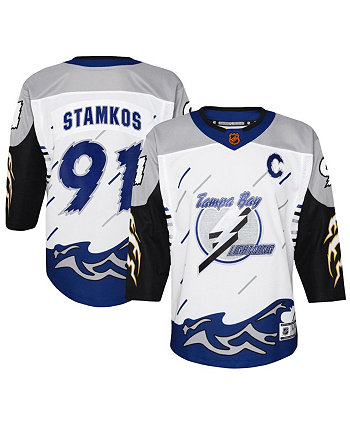 Youth Boys Steven Stamkos White Tampa Bay Lightning Special Edition 2.0 Premier Player Jersey Outerstuff