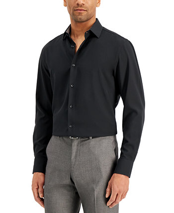 Мужская приталенная классическая рубашка Solid Performance Stretch Cooling Comfort CONSTRUCT