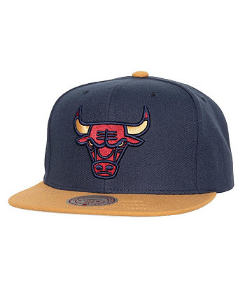Мужская темно-синяя кепка Chicago Bulls Work It Snapback Mitchell & Ness