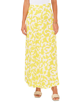 Women's Printed A-Line Maxi Skirt Vince Camuto