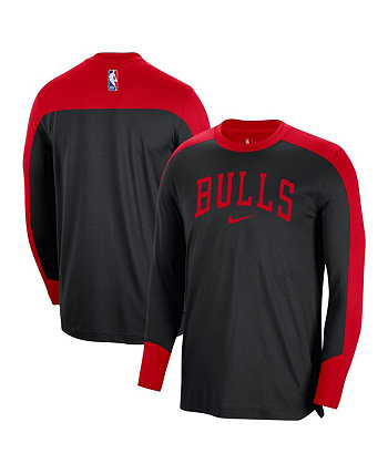 Men's Black Chicago Bulls 2024/25 Authentic Pre-Game Legend Long Sleeve Shooting T-Shirt Nike