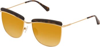 Солнцезащитные очки с верхней надбровной дугой 56 мм Balmain