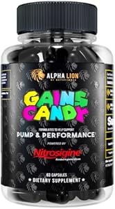 ALPHA LION Gains Candy, Pills That Support Weight Loss, Energy Supplements, 100% Natural Extract, Calorie Burning, Regulates Healthy Metabolism, 60 Capsules (Капсулы) (Fat Loss - CaloriBurn®) ALPHA LION