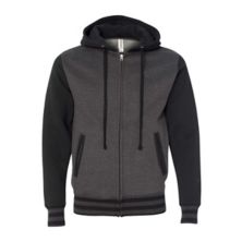 Independent Trading Co. Heavyweight Varsity Full-zip Hooded Sweatshirt Independent Trading Co.