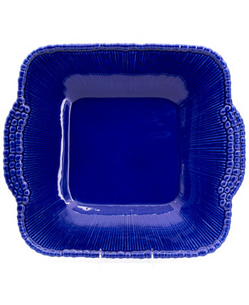Квадратная тарелка Sarar Cobalt с ручками Euro Ceramica