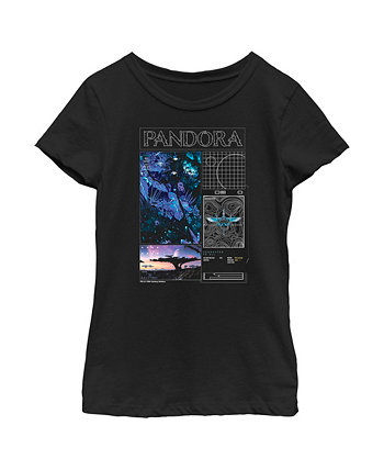 Girl's Avatar Pandora Diagrams Child T-Shirt 20th Century Fox
