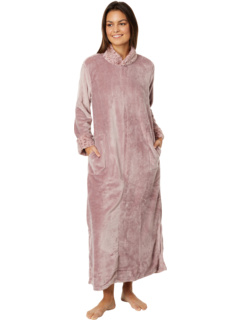 Плюшевый халат на молнии с изображением рыси N by Natori