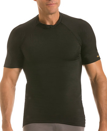 Men's Activewear Raglan Short Sleeve Crewneck T-shirt Instaslim