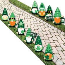 Big Dot of Happiness Irish Gnomes Lawn Decor Outdoor St. Patrick's Day Party Yard Decor 10 Pc Big Dot of Happiness