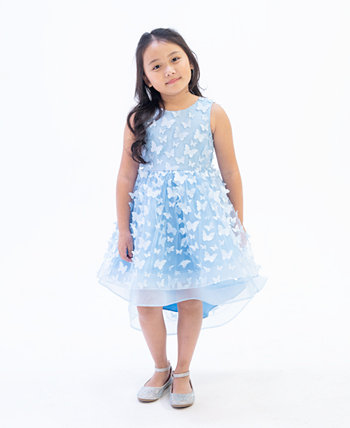 Вечернее платье без рукавов с 3D-бабочкой для маленьких девочек Rare Editions