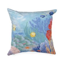 Liora Manne Illusions Seascape Indoor Outdoor Throw Pillow Liora Manne