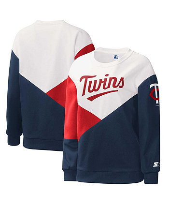 Женский белый, темно-синий пуловер с капюшоном Minnesota Twins Starter