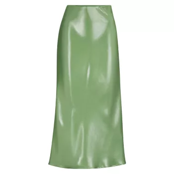 Liquid-Fabric Midi Skirt BOSS