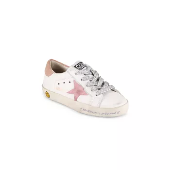 Girl's Super Star Leather Sneakers GOLDEN GOOSE