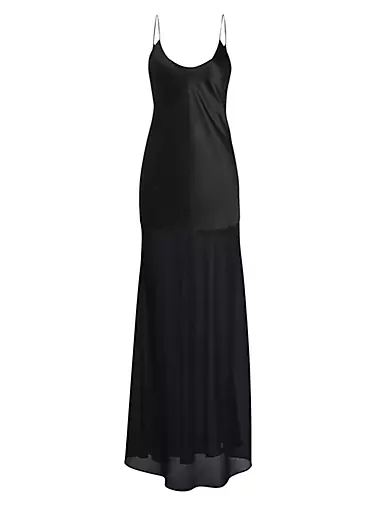 Vienna Satin Maxi Dress Ser.O.Ya