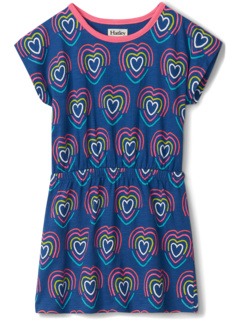 Платье с завязками на талии Rainbow Hearts (для малышей/маленьких детей/больших детей) Hatley