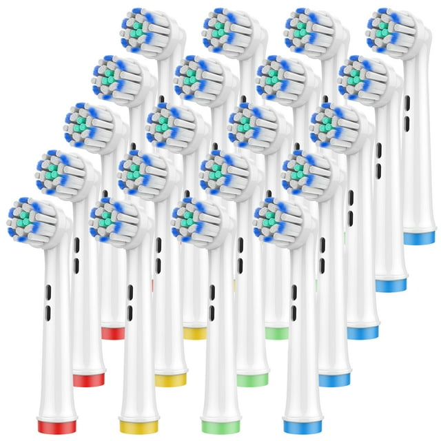 GENKENT Replacement Toothbrush Heads Compatible with Oral B Braun 20Pcs Sensitive Gum Care Electric Toothbrush Heads Ultra Soft Brush Heads Refill for Oral B 7000/Pro 1000/9600/500/3000 GENKENT