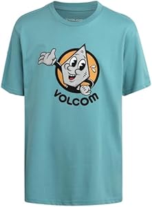 Volcom Boys' Graphic Tee - Short Sleeve Crewneck T-Shirt with Iconic Prints - Breathable Cotton T-Shirt for Boys (8-20) Volcom