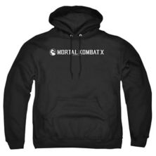 Mortal Kombat X Horizontal Logo Adult Pull Over Hoodie Licensed Character