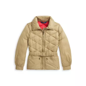 Детская Легкая Стеганая Куртка Polo Ralph Lauren Polo Ralph Lauren