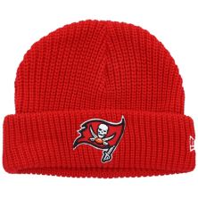 Men's New Era Red Tampa Bay Buccaneers Fisherman Skully Cuffed Knit Hat New Era