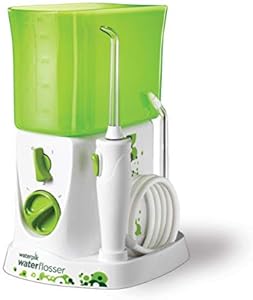 Waterpik Water Flosser for Kids, Countertop Water Flosser for Children and Braces, WP-260, Green Waterpik