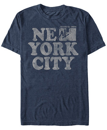 Мужские футболки с коротким рукавом с логотипом New York City MTV