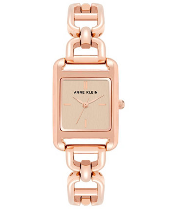 Женские часы-браслет из сплава цвета розового золота с открытым звеном, 33 мм Anne Klein