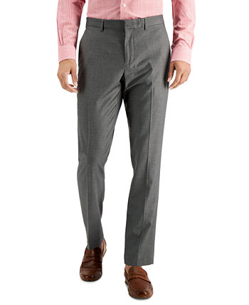 Мужские приталенные классические брюки из эластичного материала без железа с эффектом потертости Perry Ellis